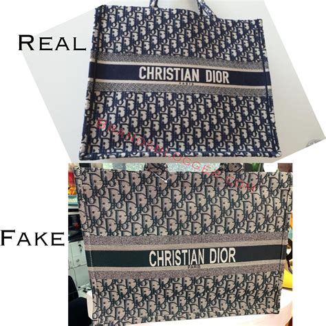christian dior tote bag original vs fake